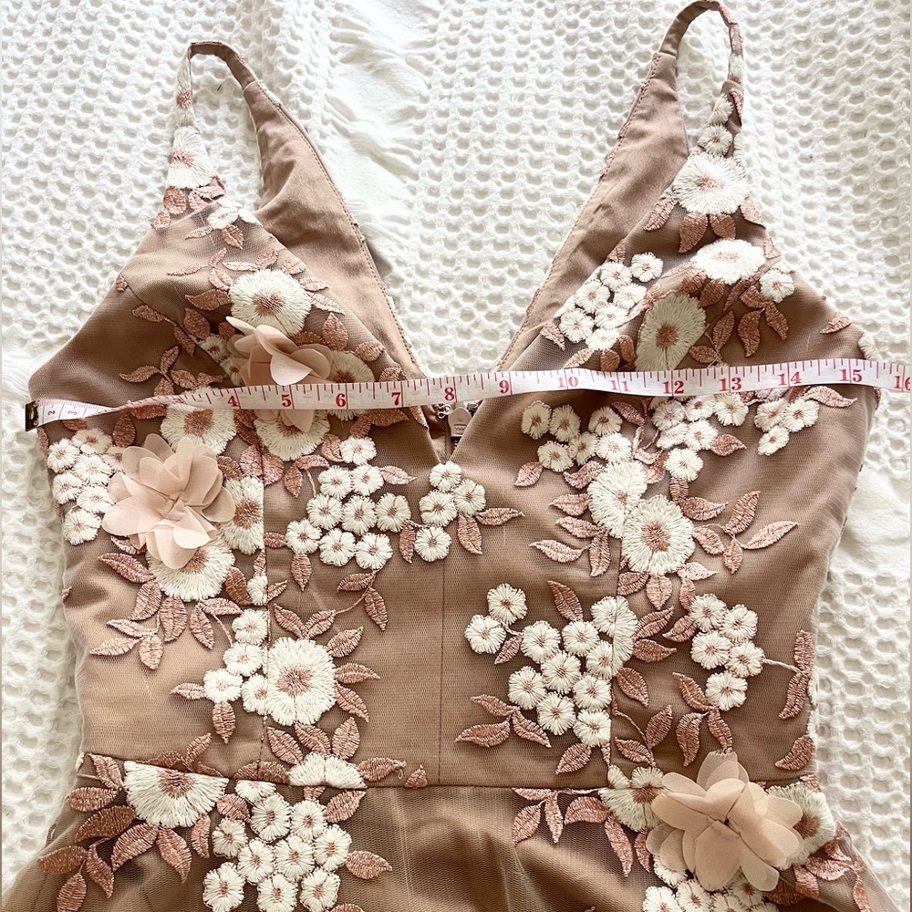 NWT Dress The Population Elisa Floral Appliqué Dress - Picture 12 of 13